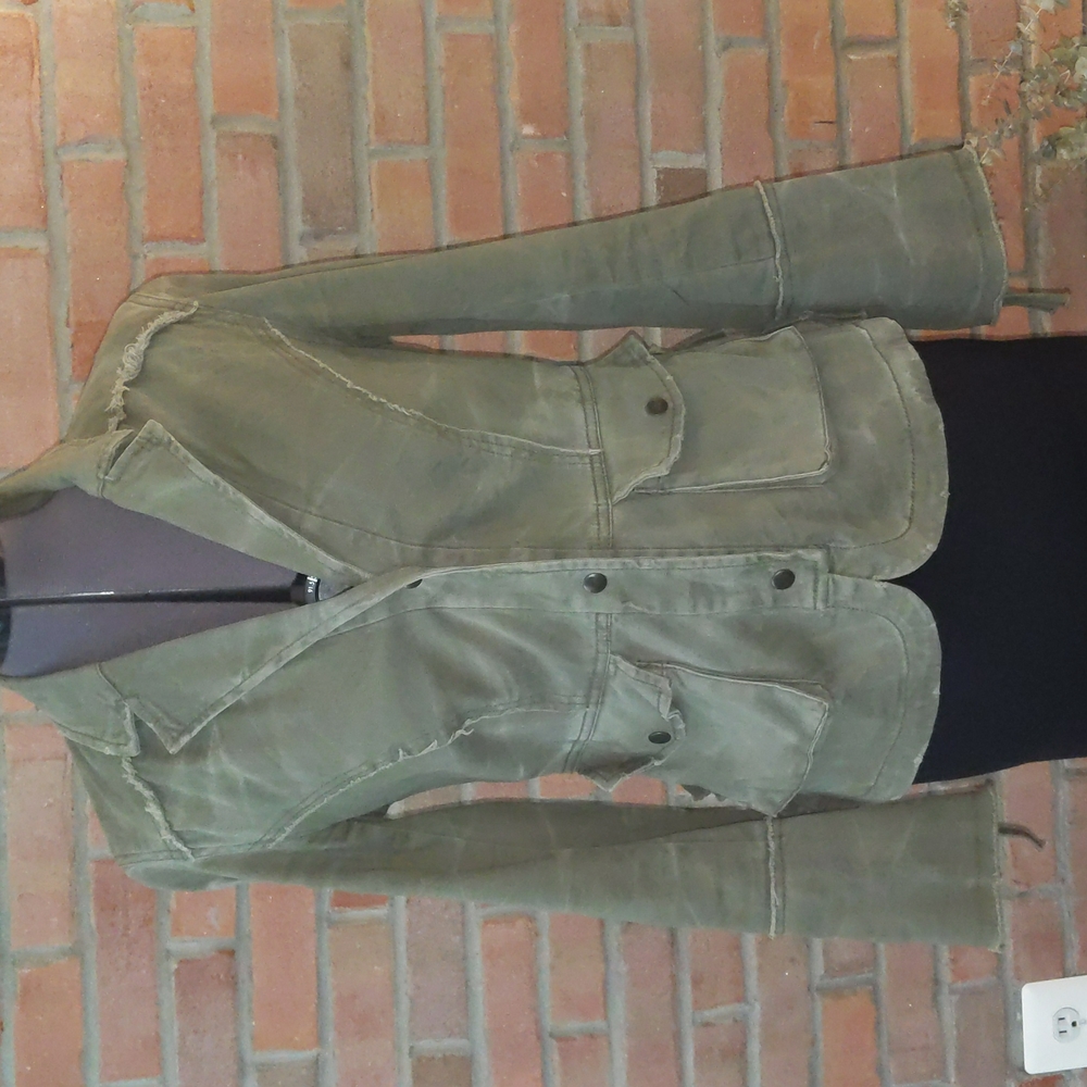 Free People Jacket / Distressed w/ Raw Edges S